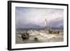 Seascape, 19th Century-Myles Birket Foster-Framed Giclee Print