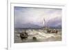 Seascape, 19th Century-Myles Birket Foster-Framed Giclee Print