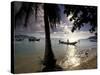 Seascape and Boats, Ko Samui Island, Thailand-Gavriel Jecan-Stretched Canvas