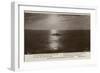 Seascape and Excerpt from it Is a Beauteous Evening-William Wordsworth-Framed Photographic Print