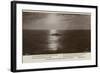 Seascape and Excerpt from it Is a Beauteous Evening-William Wordsworth-Framed Photographic Print