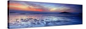 Seascape at Dusk, Bantham Beach, South Devon, Devon, England-null-Stretched Canvas