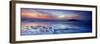 Seascape at Dusk, Bantham Beach, South Devon, Devon, England-null-Framed Photographic Print