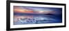 Seascape at Dusk, Bantham Beach, South Devon, Devon, England-null-Framed Photographic Print