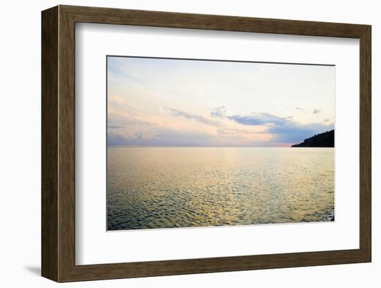 Seascape at Dusk, Guardia Piemontese, Calabria, Italy-Stefano Amantini-Framed Photographic Print