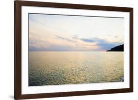 Seascape at Dusk, Guardia Piemontese, Calabria, Italy-Stefano Amantini-Framed Photographic Print