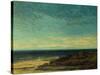 Seascape at Maguelonne-Gustave Courbet-Stretched Canvas