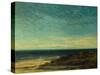 Seascape at Maguelonne-Gustave Courbet-Stretched Canvas