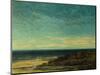 Seascape at Maguelonne-Gustave Courbet-Mounted Premium Giclee Print