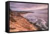 Seascape at Montara, California Pacific Coast Highway-Vincent James-Framed Stretched Canvas