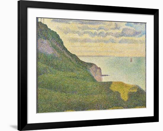 Seascape at Port-En-Bessin, Normandy, 1888-Georges Seurat-Framed Giclee Print