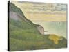 Seascape at Port-En-Bessin, Normandy, 1888-Georges Seurat-Stretched Canvas