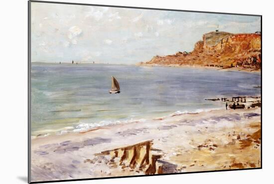 Seascape at Sainte-Adresse-Claude Monet-Mounted Giclee Print