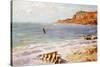 Seascape at Sainte-Adresse-Claude Monet-Stretched Canvas