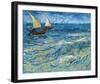 Seascape At Saintes-Maries, 1888-Vincent Van Gogh-Framed Giclee Print