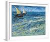 Seascape At Saintes-Maries, 1888-Vincent Van Gogh-Framed Giclee Print