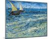 Seascape At Saintes-Maries, 1888-Vincent Van Gogh-Mounted Giclee Print