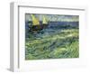 Seascape at Saintes-Maries, 1888-Vincent van Gogh-Framed Giclee Print