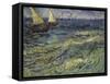 Seascape at Saintes-Maries, 1888-Vincent van Gogh-Framed Stretched Canvas