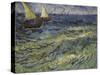 Seascape at Saintes-Maries, 1888-Vincent van Gogh-Stretched Canvas