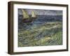 Seascape at Saintes-Maries, 1888-Vincent van Gogh-Framed Giclee Print