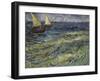 Seascape at Saintes-Maries, 1888-Vincent van Gogh-Framed Giclee Print