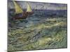 Seascape at Saintes-Maries, 1888-Vincent van Gogh-Mounted Giclee Print