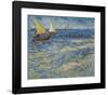 Seascape at Saintes-Maries, c.1888-Vincent van Gogh-Framed Collectable Print