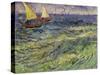 Seascape at Saintes-Maries, c.1888-Vincent van Gogh-Stretched Canvas