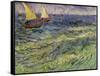 Seascape at Saintes-Maries, c.1888-Vincent van Gogh-Framed Stretched Canvas