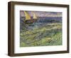 Seascape at Saintes-Maries, c.1888-Vincent van Gogh-Framed Premium Giclee Print