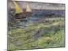 Seascape at Saintes-Maries, c.1888-Vincent van Gogh-Mounted Giclee Print
