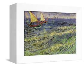 Seascape at Saintes-Maries, c.1888-Vincent van Gogh-Framed Stretched Canvas