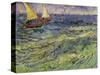 Seascape at Saintes-Maries, c.1888-Vincent van Gogh-Stretched Canvas