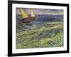 Seascape at Saintes-Maries, c.1888-Vincent van Gogh-Framed Giclee Print