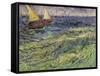 Seascape at Saintes-Maries, c.1888-Vincent van Gogh-Framed Stretched Canvas