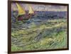 Seascape at Saintes-Maries, c.1888-Vincent van Gogh-Framed Giclee Print