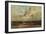 Seascape at Villerville, 1876 (Oil on Panel)-Charles Francois Daubigny-Framed Giclee Print