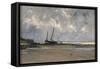 Seascape at Villerville, 1877-1884-Carlos de Haes-Framed Stretched Canvas