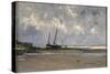 Seascape at Villerville, 1877-1884-Carlos de Haes-Stretched Canvas