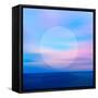 Seascape Blue Night.jpg-Dominique Vari-Framed Stretched Canvas