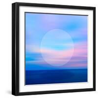 Seascape Blue Night.jpg-Dominique Vari-Framed Art Print