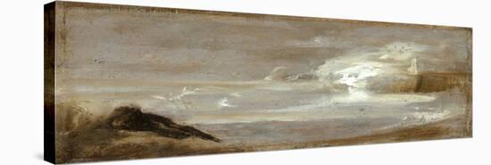 Seascape, c.1850-60-Jean-Baptiste Carpeaux-Stretched Canvas