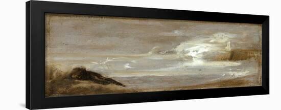 Seascape, c.1850-60-Jean-Baptiste Carpeaux-Framed Giclee Print
