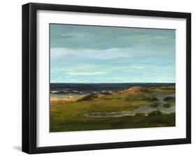 Seascape, C.1865 (Oil on Canvas)-Gustave Courbet-Framed Giclee Print