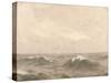 Seascape, C.1900 (Oil on Canvas)-John Fraser-Stretched Canvas