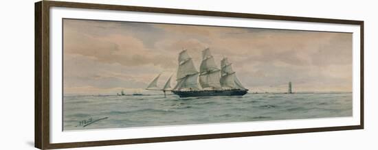 Seascape, c1895-Albert Ernest Markes-Framed Premium Giclee Print