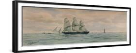 Seascape, c1895-Albert Ernest Markes-Framed Premium Giclee Print