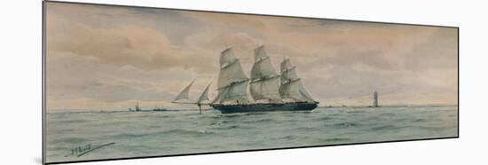 Seascape, c1895-Albert Ernest Markes-Mounted Giclee Print