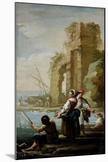 Seascape, ca. 1785-Mariano Salvador Maella-Mounted Giclee Print